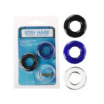 Stay Hard Ring 3 Adet Penis Halkası Seti