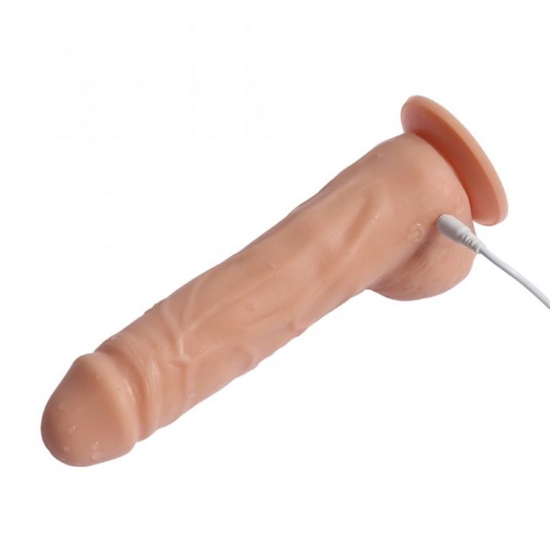 19 cm Gerçekçi Titreşimli Dildo Vibratör Penis Big Detective - Görsel 2