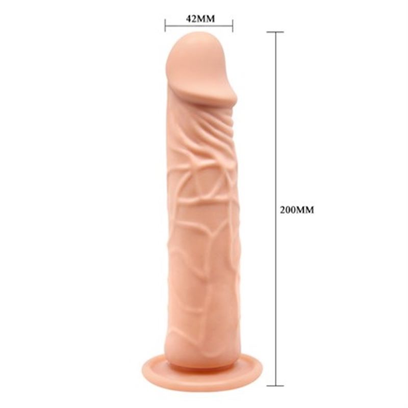 20 cm Belden Bağlamalı Realistik Vantuzlu Dildo Penis Set - Görsel 3
