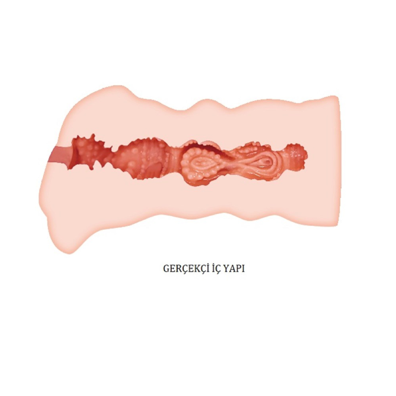 3 Boyutlu Suni Vajina Mastürbatör - Görsel 5