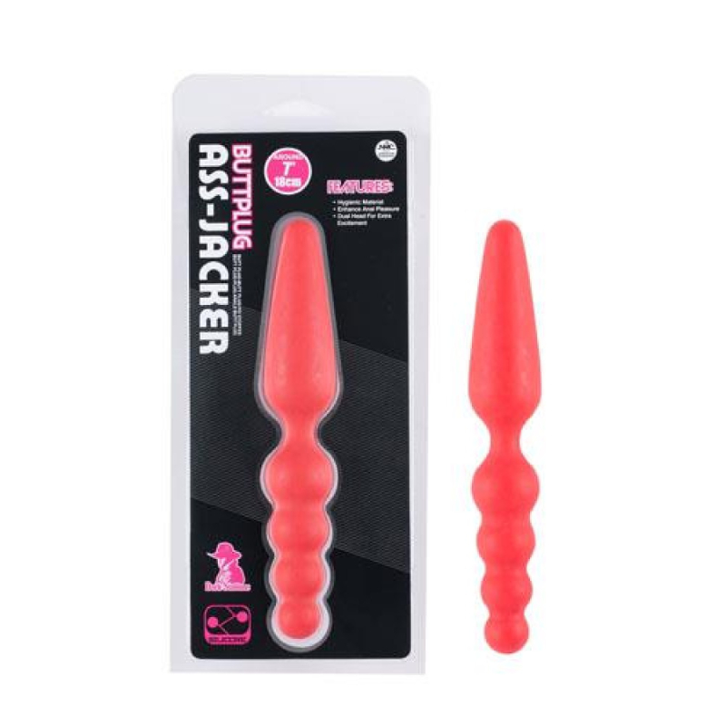 Ass Jacker Boğumlu 18 Cm Anal Plug - CİNSX | Sex Shop - Erotik Shop - 0542  686 38 56
