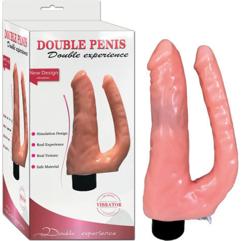 Double Penis Çatal Realistik Vibratör