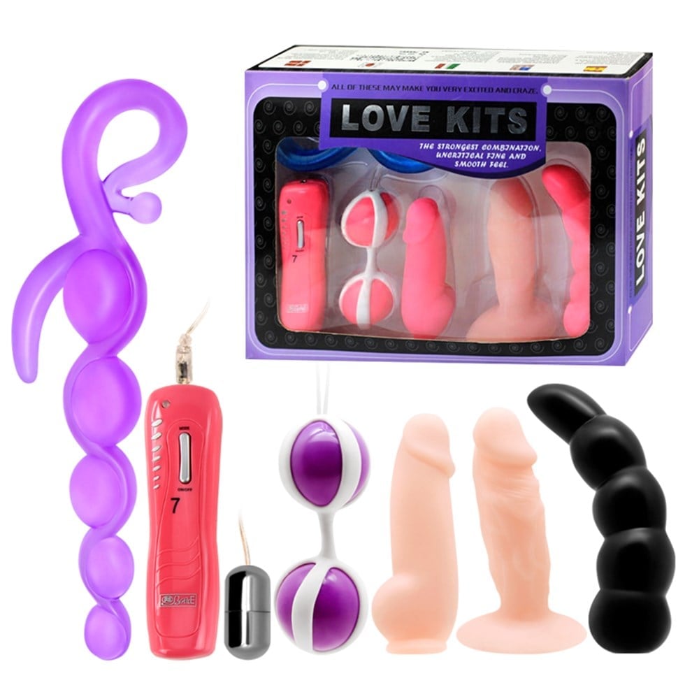 Anal Vajinal Titreşimli Vibratör Seti 5 Parçalı - Görsel 12